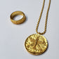 Shahbaz Coin Pendant - Solid Gold