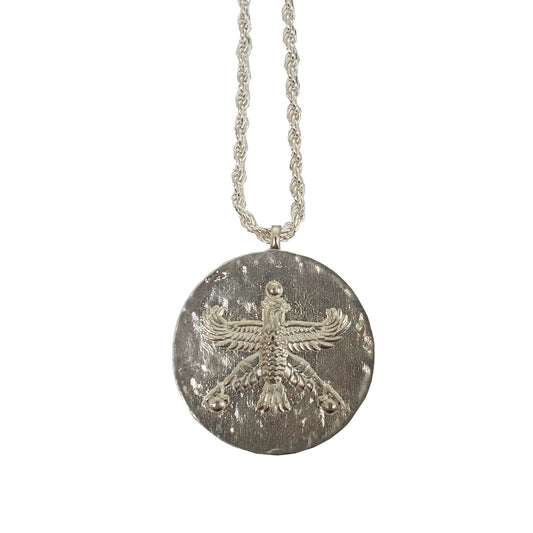 Shahbaz Coin Pendant - Sterling Silver